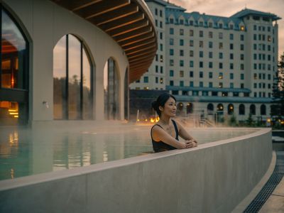 Basin Glacial Waters at Fairmont Chateau Lake Louise