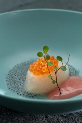 Gourmet Dish with Roe and Seeds