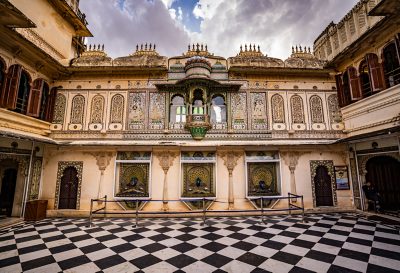 Opulent Indian Courtyard