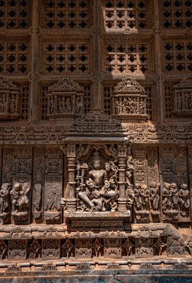 Intricate Sandstone Carvings of an Ancient Temple