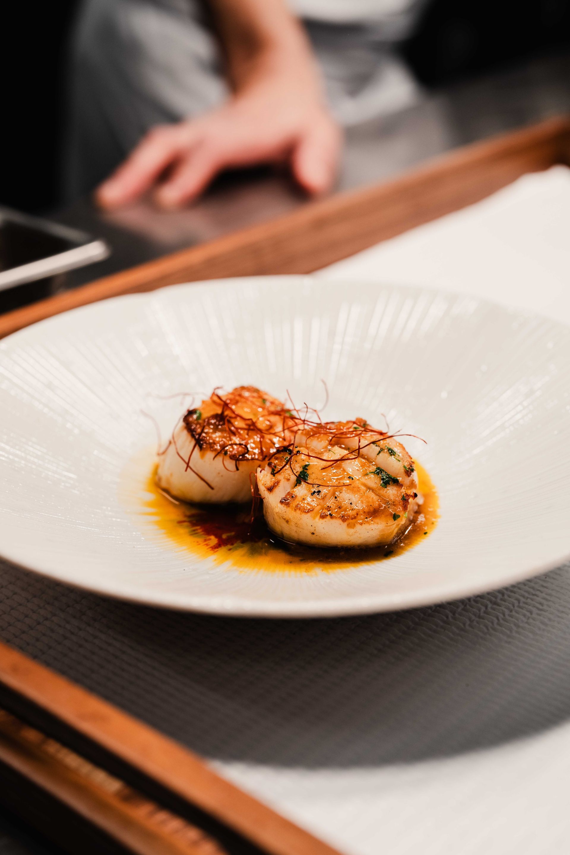 Scallops Amar Raffles Boston