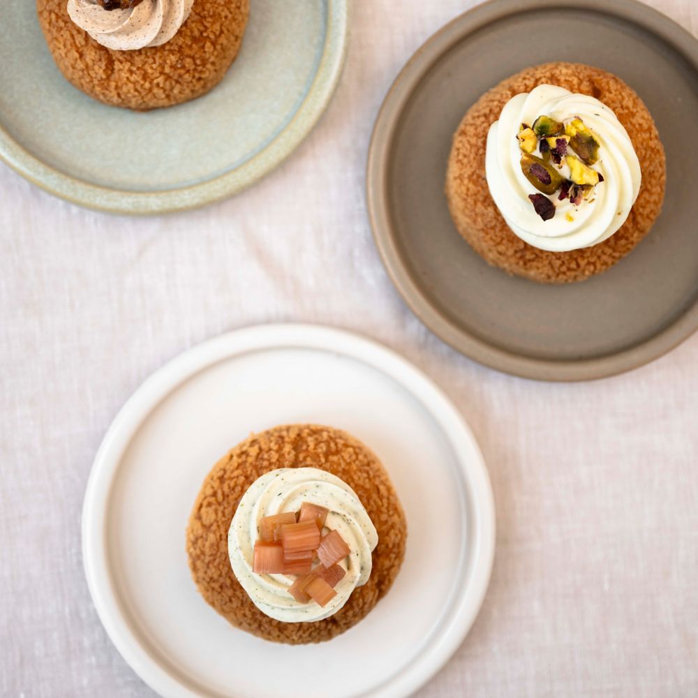 Choux au craquelin, a delicious French pastry found in Paris patisseries
