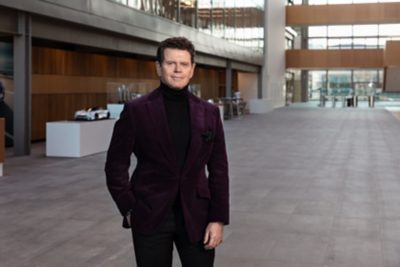 Sophisticated Businessman in a Modern Accor Hotel Lobby