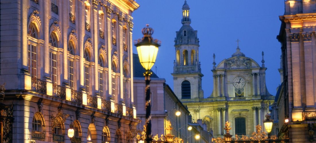 Twilight Elegance: Stanislas Square, Nancy, France
