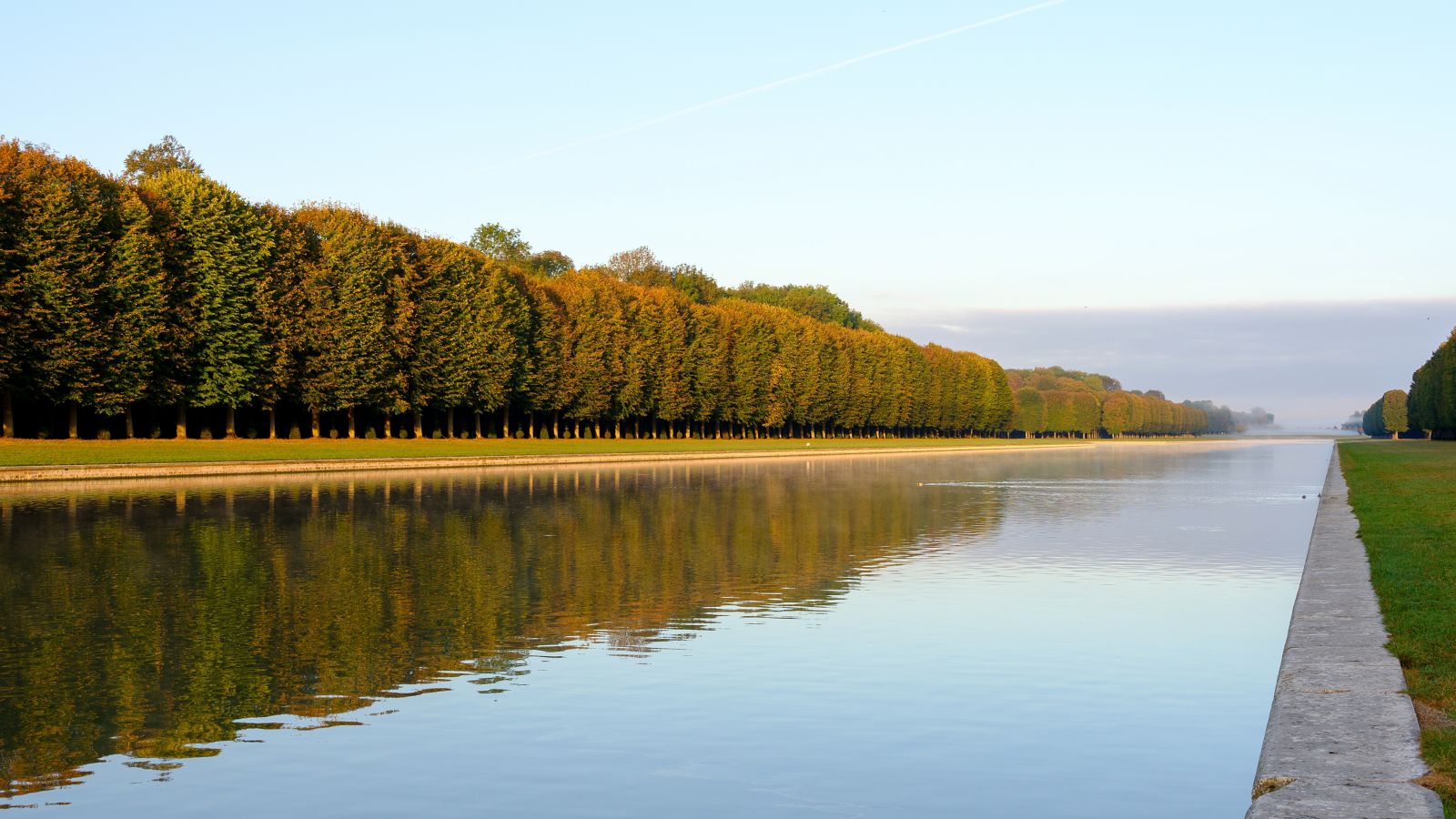 Autumn Sunrise on the Grand Canal, Versailles