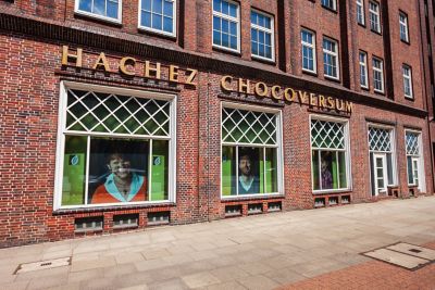 Entrée du Chocoversum, musée interactif dédié au chocolat