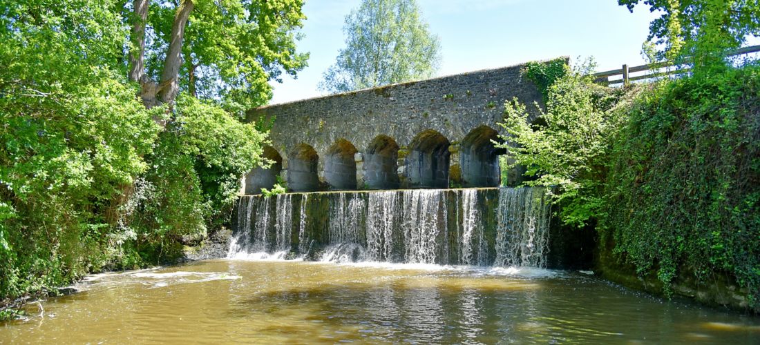 Tranquil Roman Bridge in Brittany