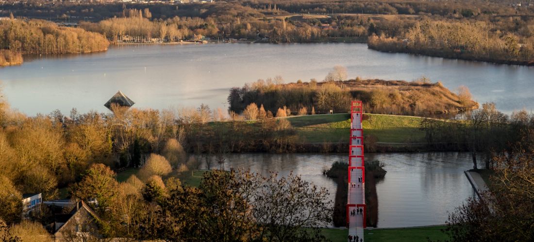 Panoramic View of Ax Majeur in Cergy-Pontoise