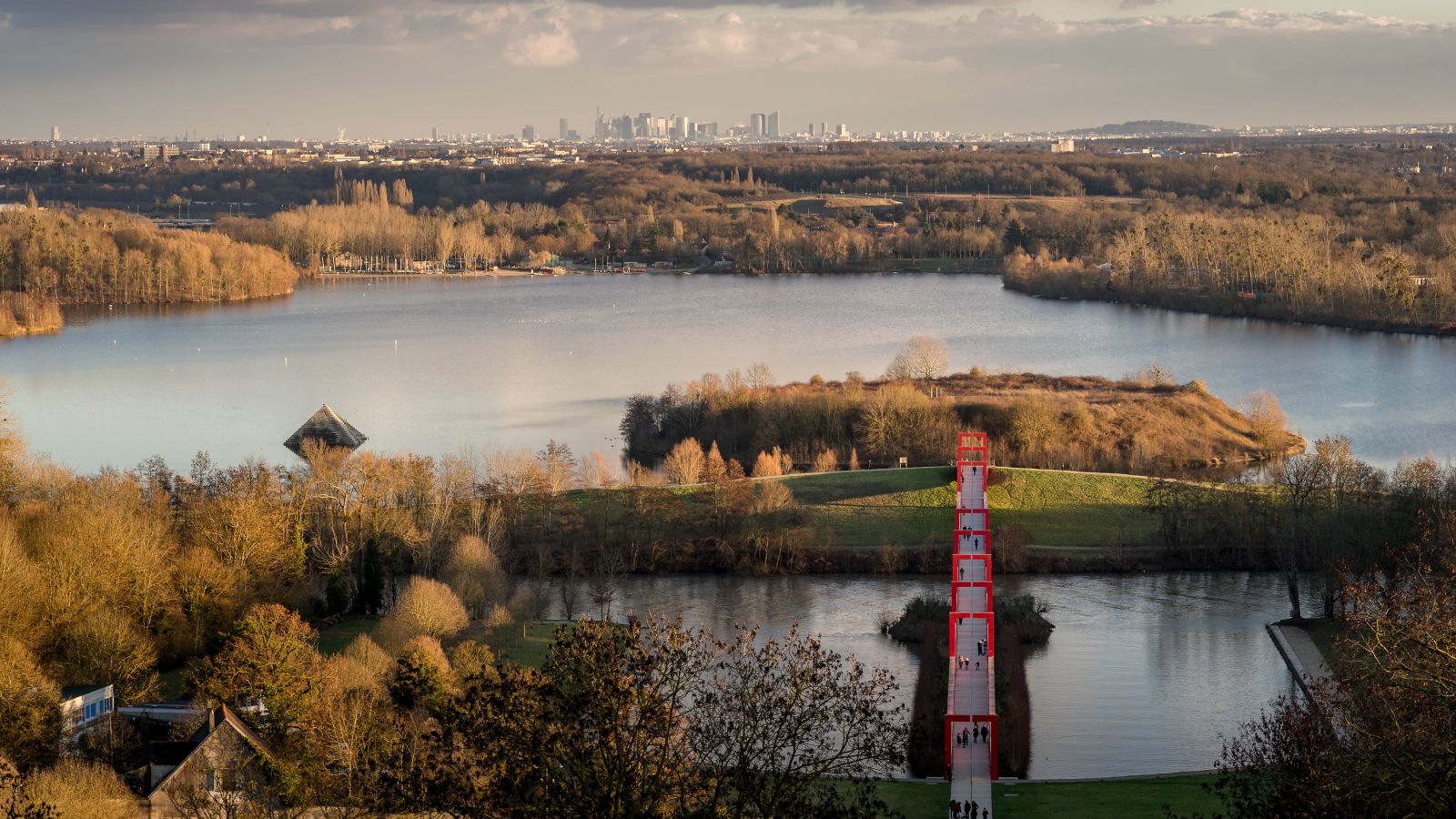 Panoramic View of Ax Majeur in Cergy-Pontoise