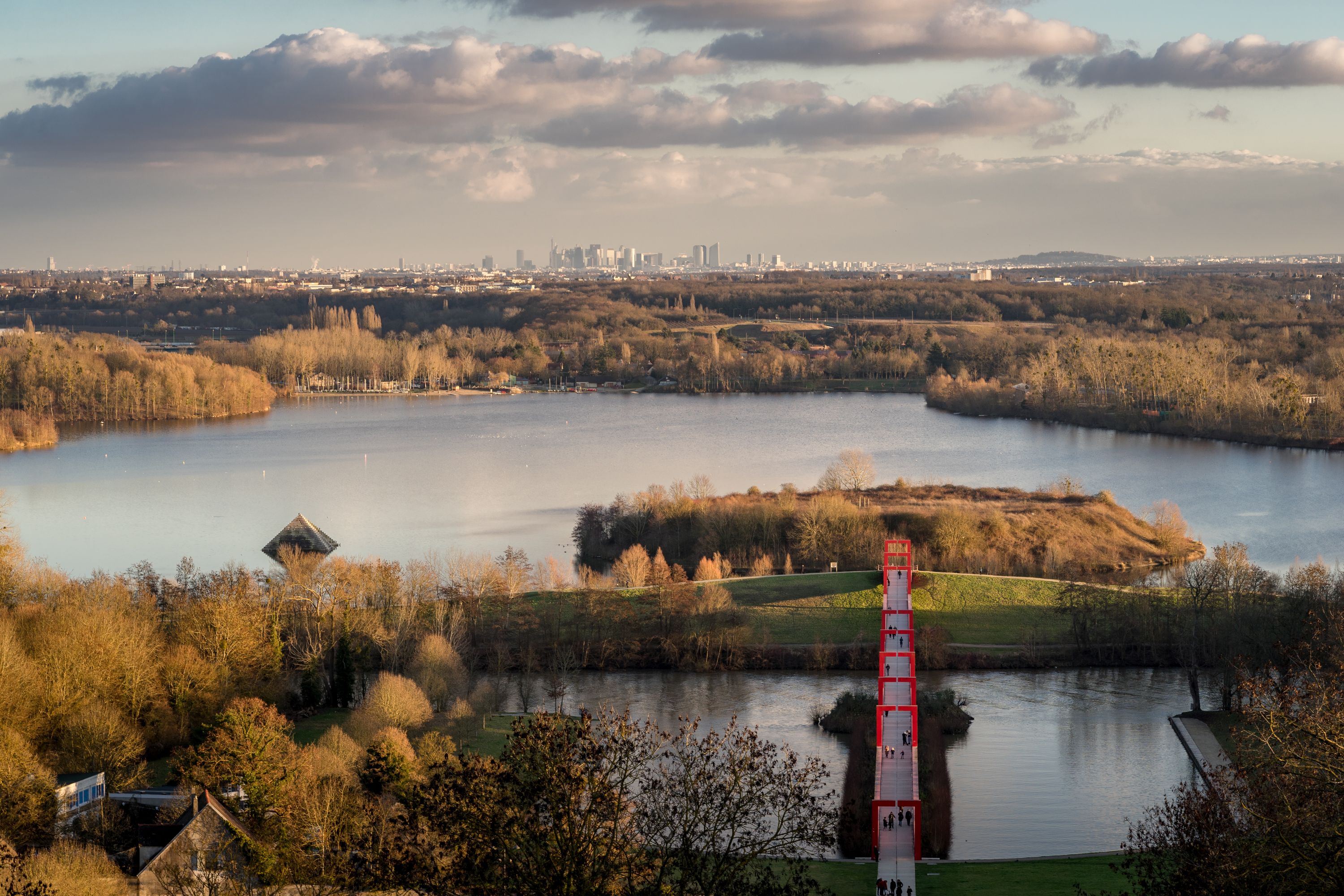 Panoramic View of Ax Majeur in Cergy-Pontoise