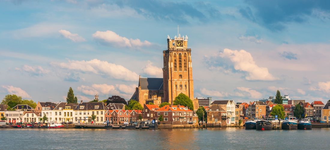Dordrecht, Netherlands: Historic Skyline on a Spring Day