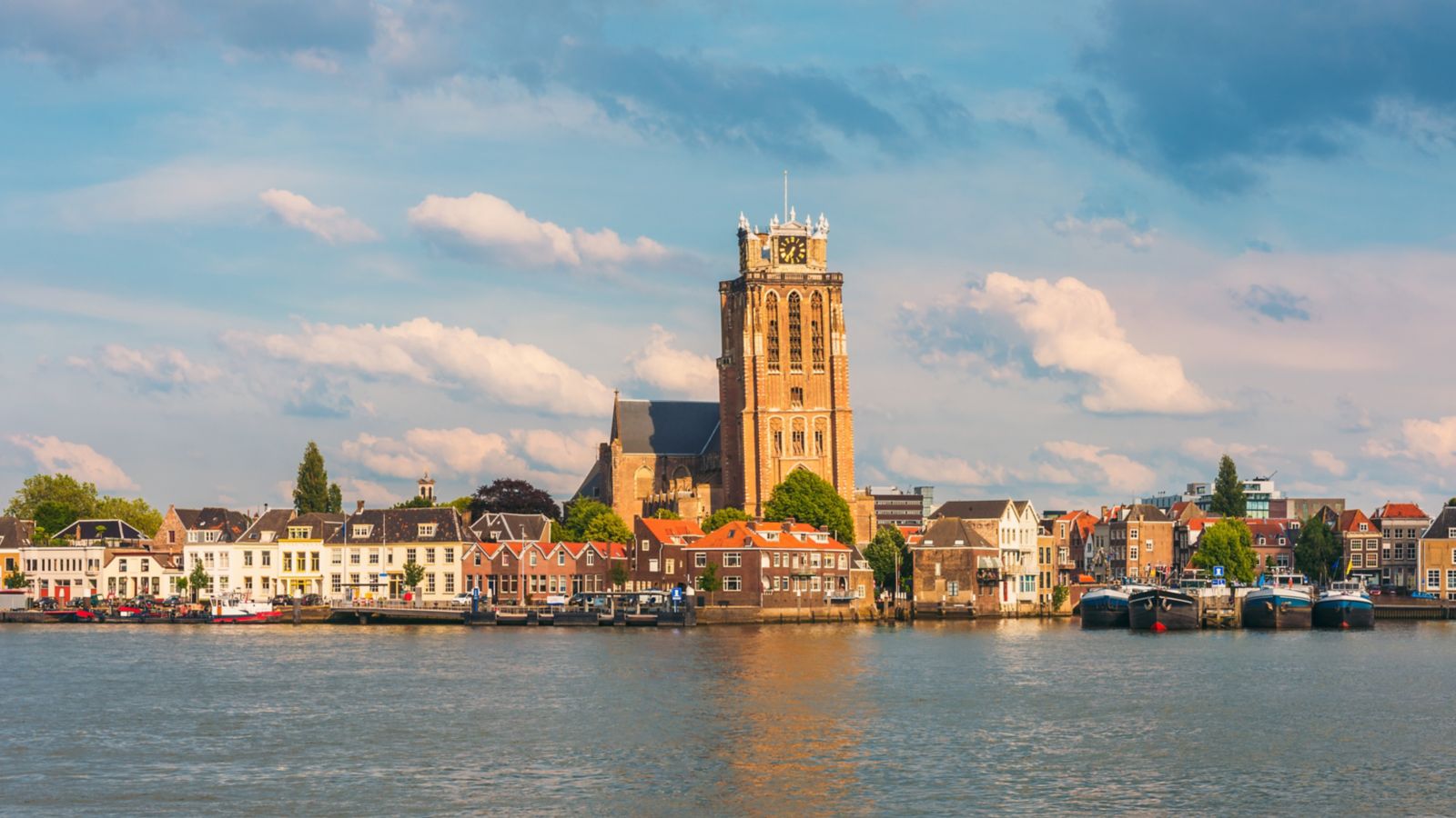Dordrecht, Netherlands: Historic Skyline on a Spring Day