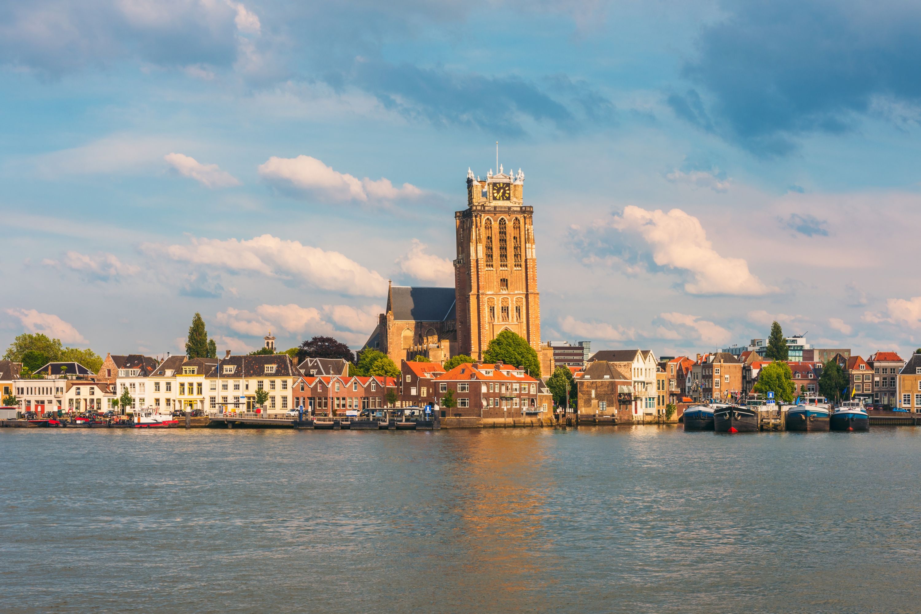 Dordrecht, Netherlands: Historic Skyline on a Spring Day