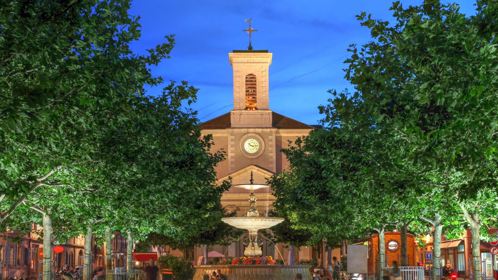 Evening Charm in Carouge, Geneva, Switzerland