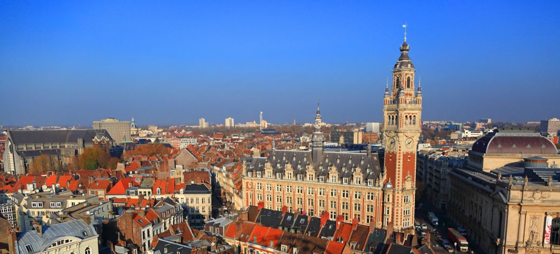 Lille: Historic Center & Chamber of Commerce Belfry