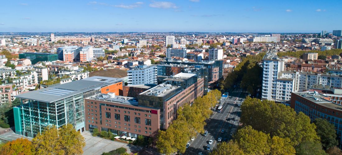 Vibrant Autumn Day in Toulouse: Compans Caffarelli District