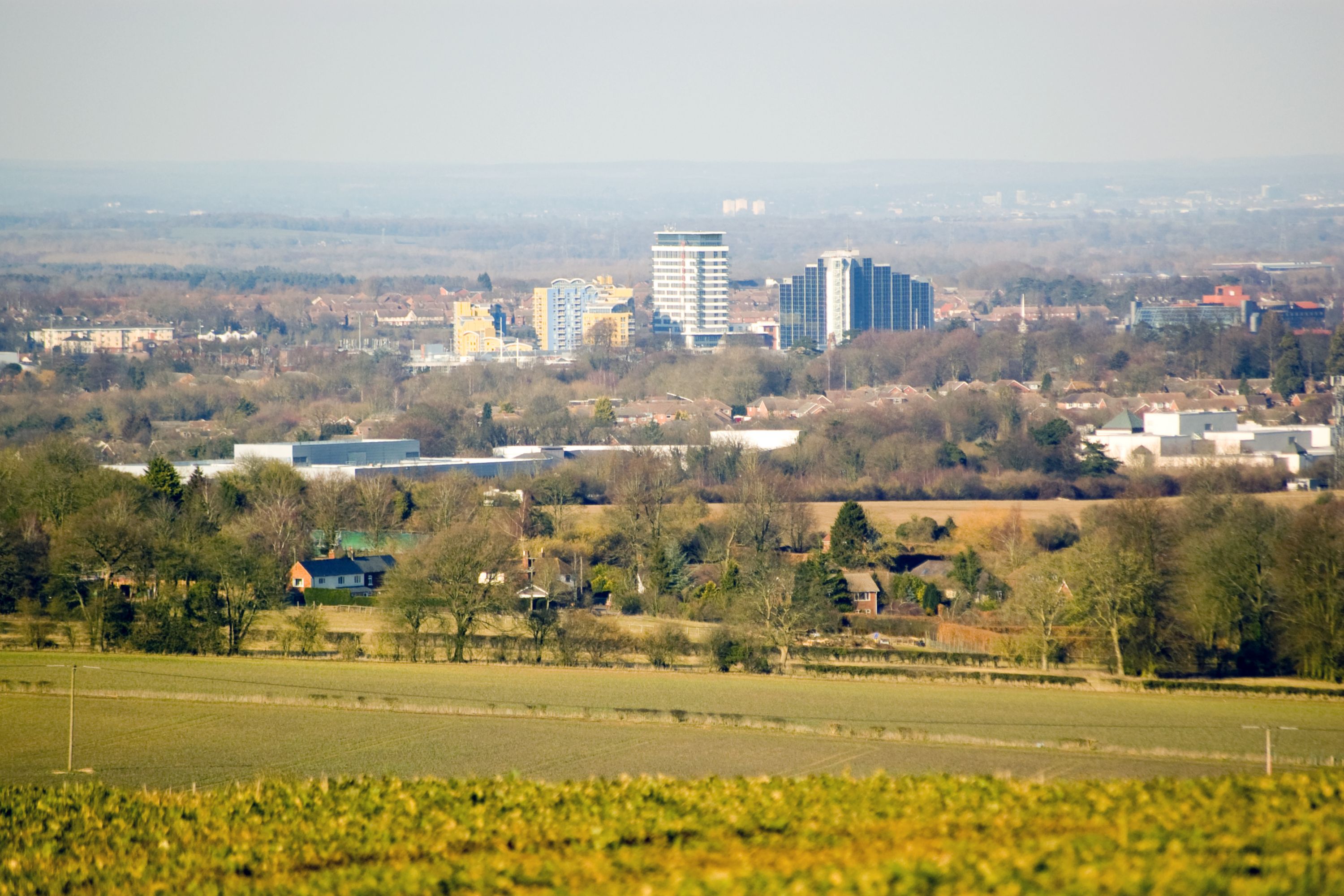 Basingstoke Skyline: View of Hampshire Town