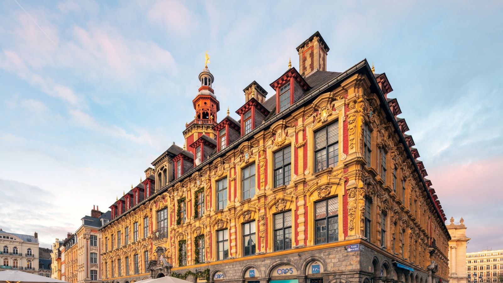 Historic Vieille Bourse in Lille Old Town