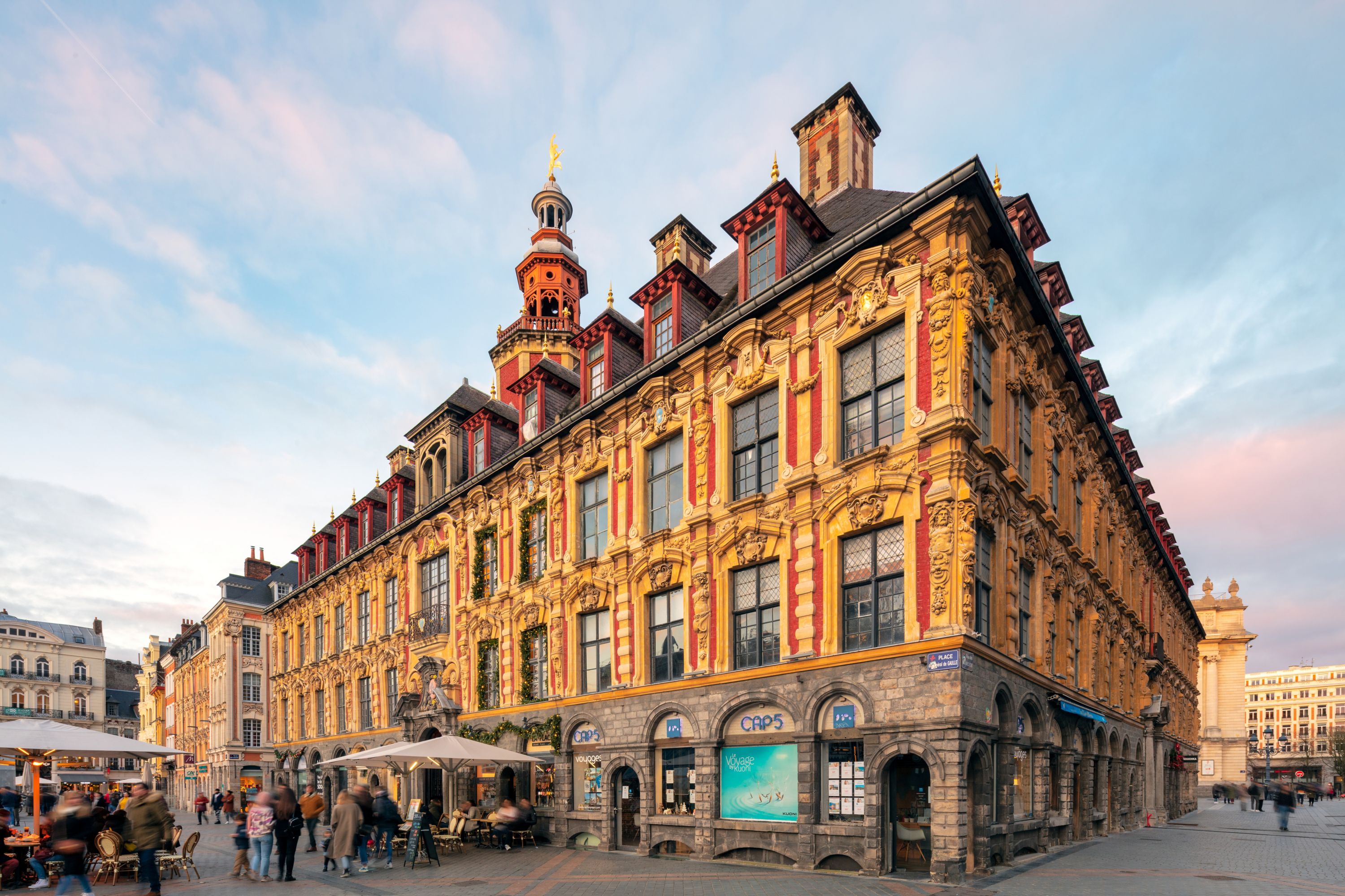 Historic Vieille Bourse in Lille Old Town