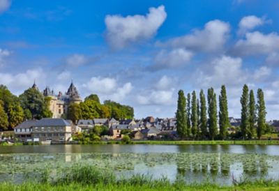Lac Tranquille et château de Combourg, demeure de Chateaubriand