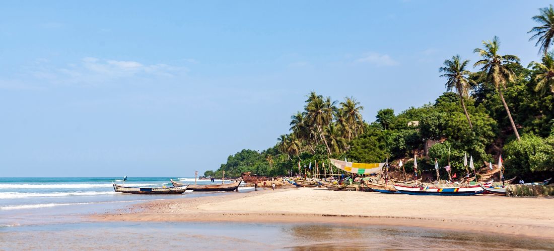 Ghanaian Fishing Village on the Atlantic