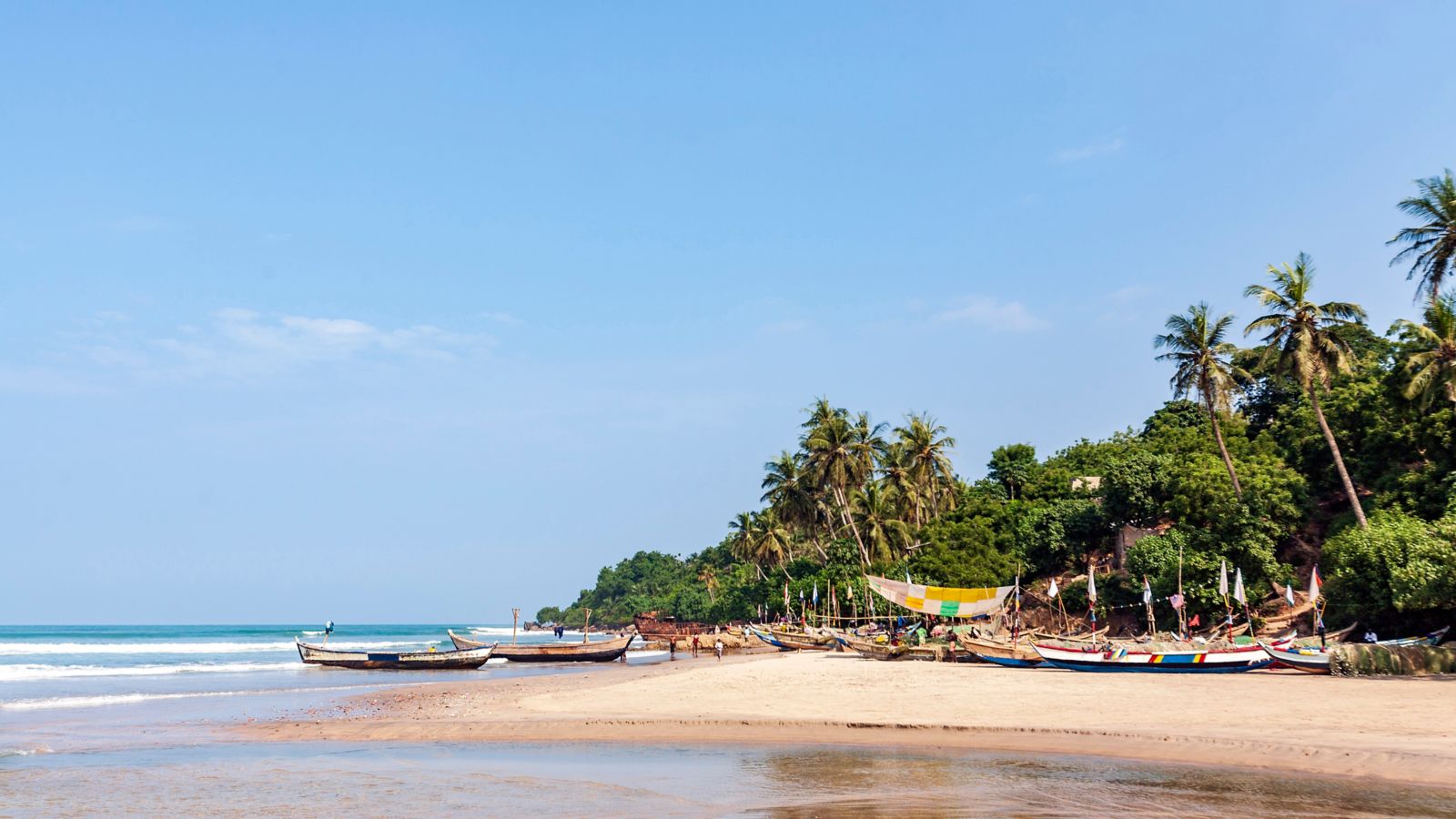 Ghanaian Fishing Village on the Atlantic