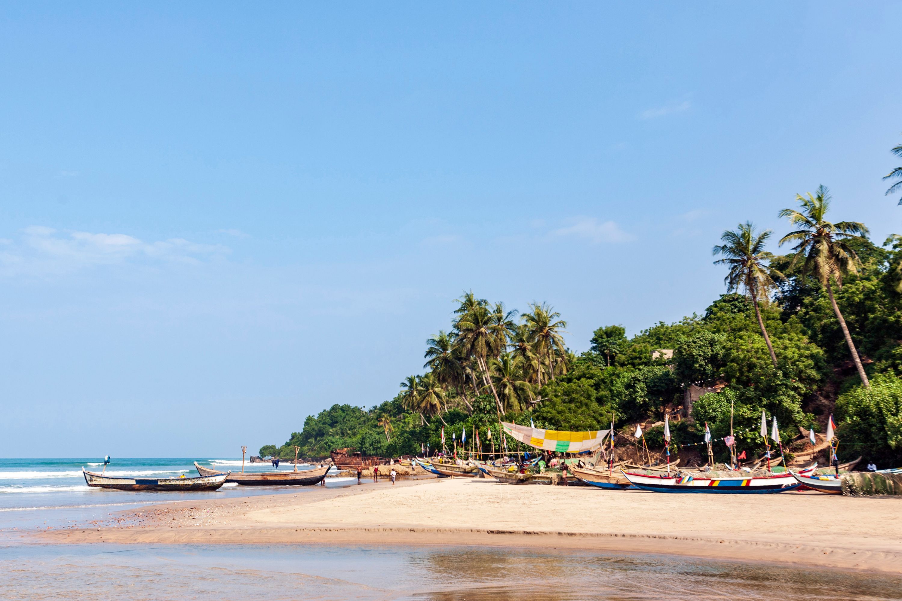 Ghanaian Fishing Village on the Atlantic