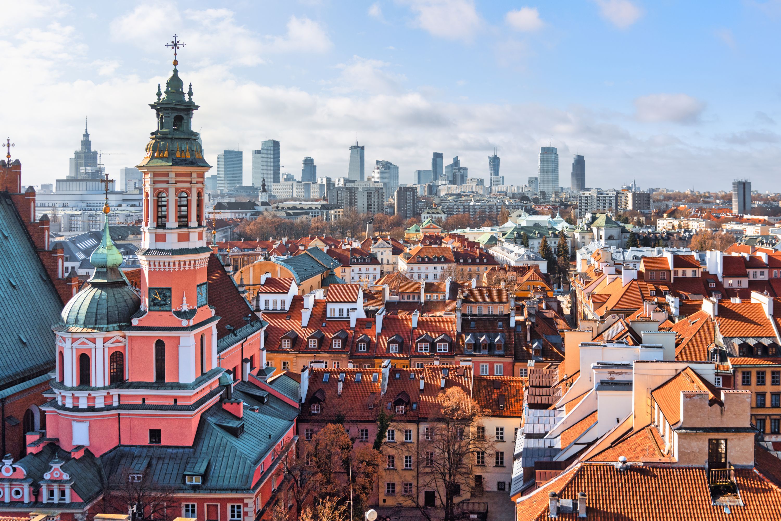 Poland-Warsaw-Aerial