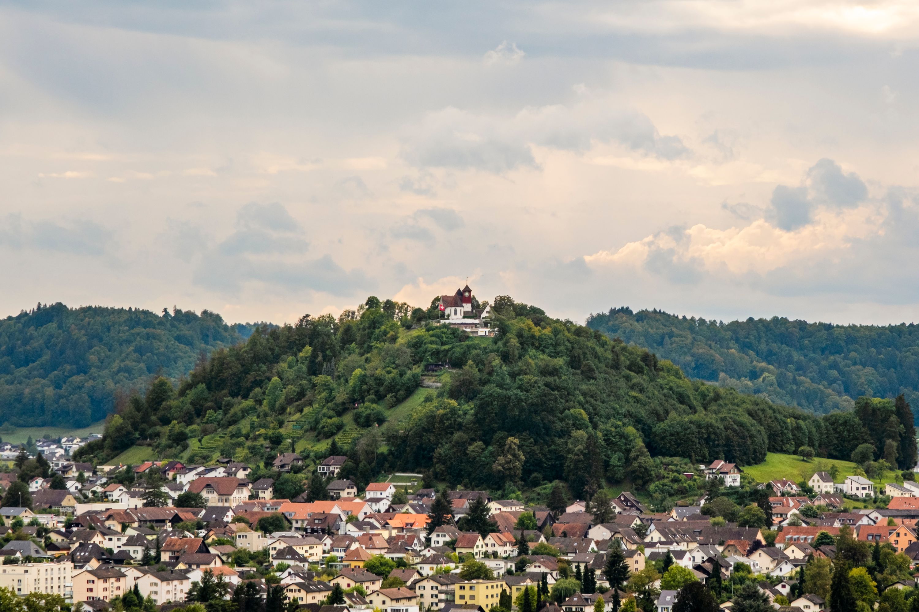 Lenzburg, Switzerland: Hilltop Castle View