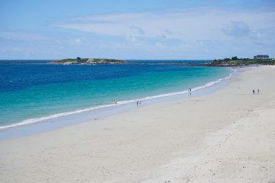 Plage de Raguenez, surnomée “Tahiti” à Nevez