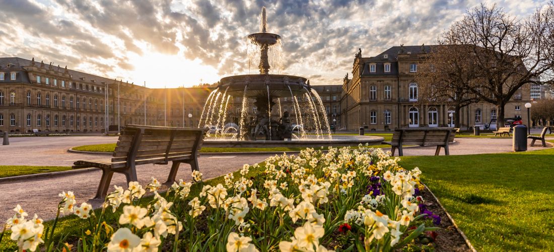 Germany-Stuttgart-Schlossplatz