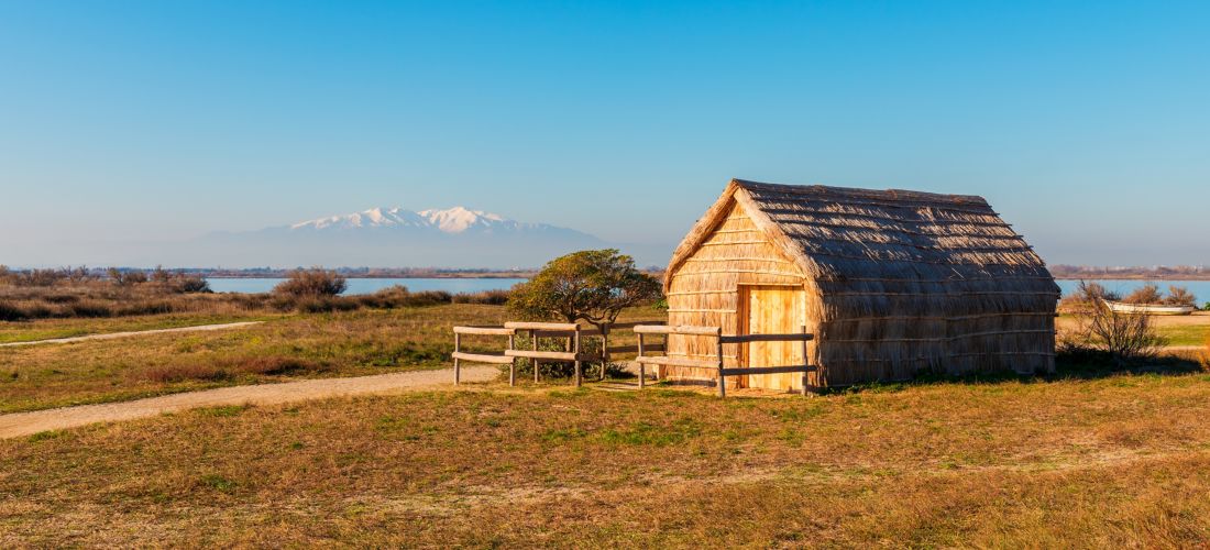 Traditional Fisherman's Hut in Languedoc, Southwestern France
