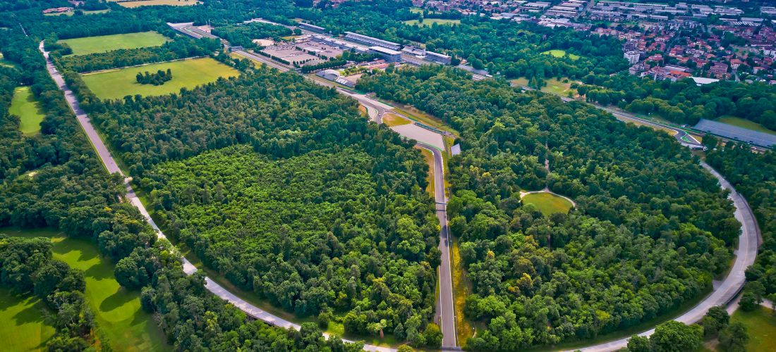 Sunrise Over Monza Race Circuit, Milan