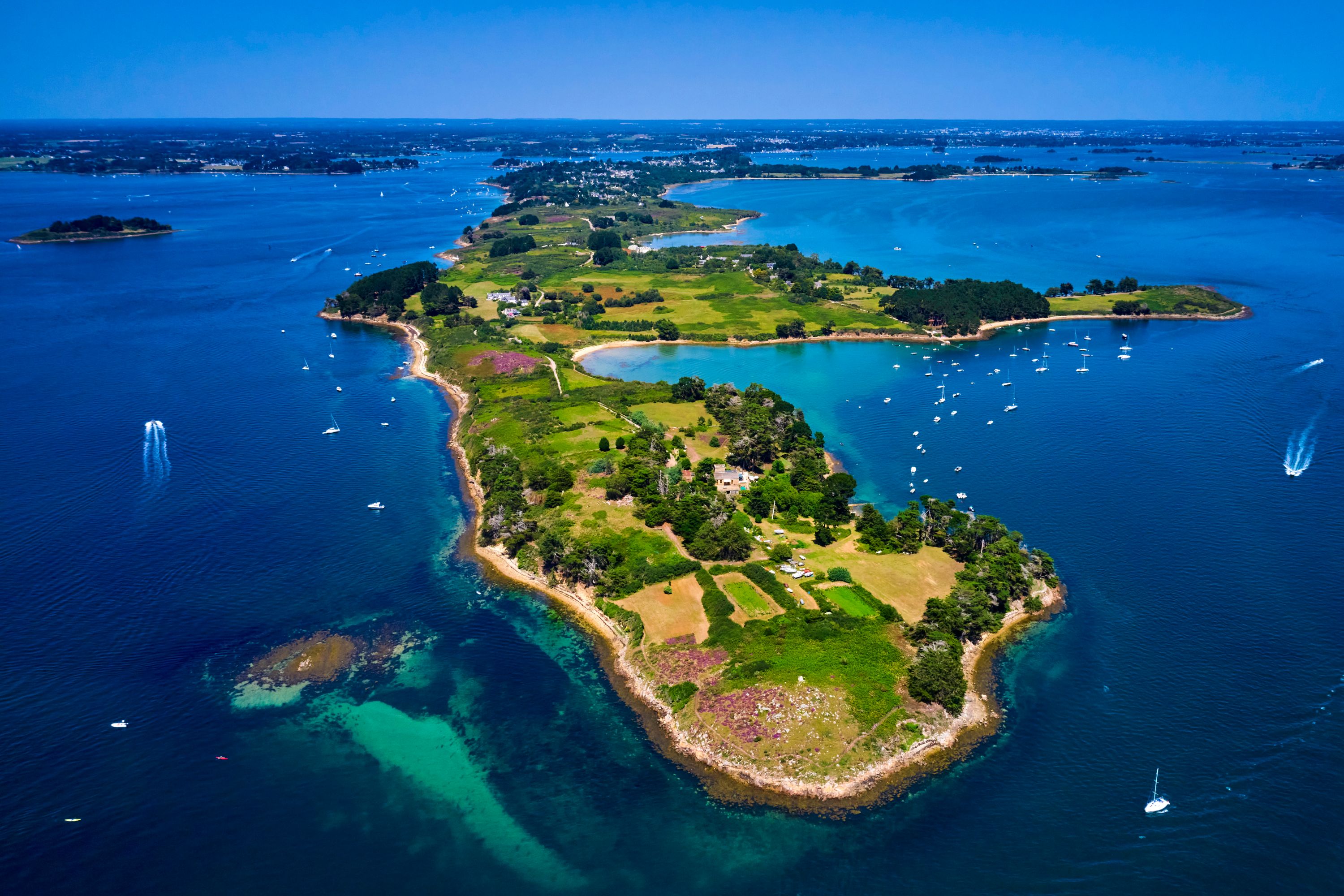 Ile aux Moines, Gulf of Morbihan, Brittany, France