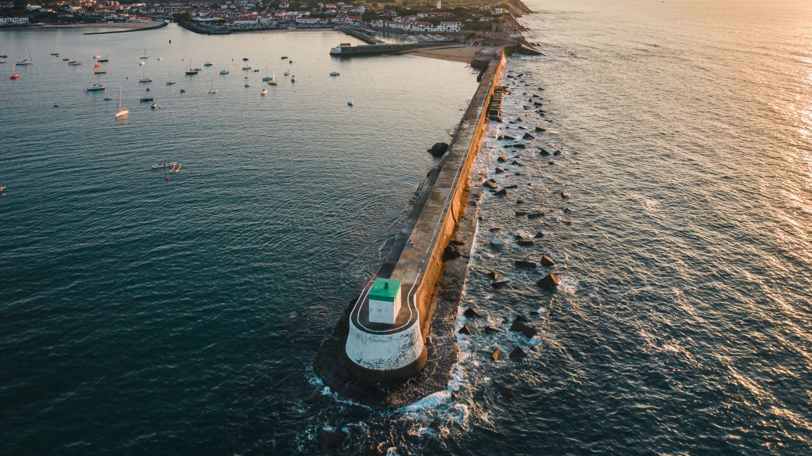 Fort de Socoa at Sunset, Ciboure, France