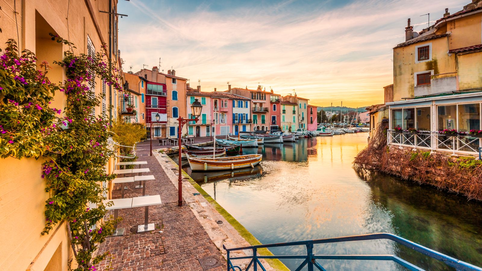 Sunrise over Martigues, the "Provençale Venice"