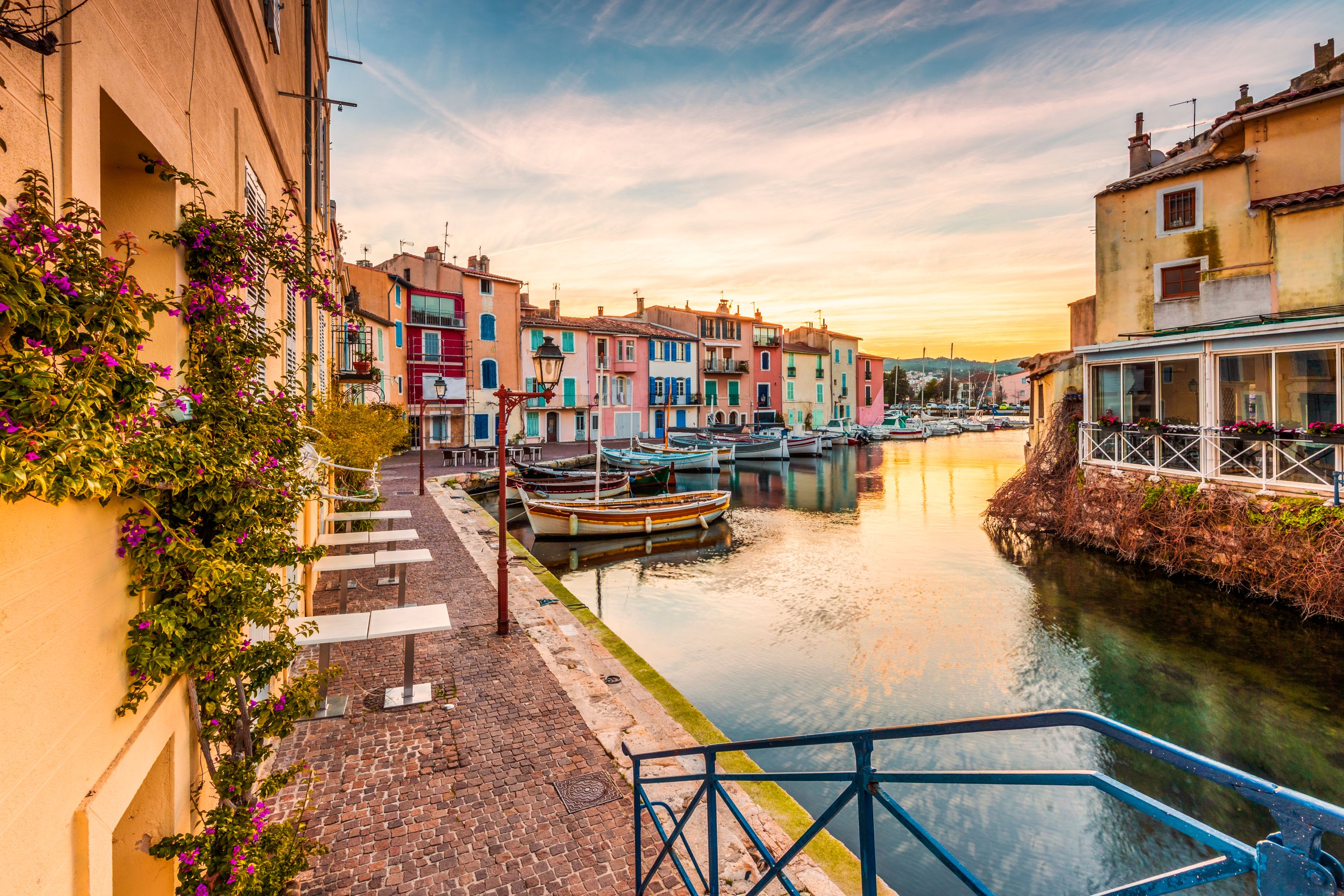 Sunrise over Martigues, the "Provençale Venice"