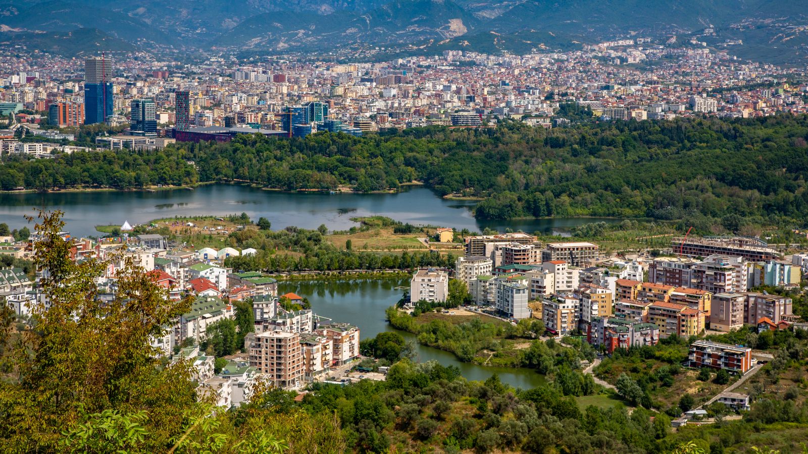 Tirana, Albania: Cityscape by the Sea