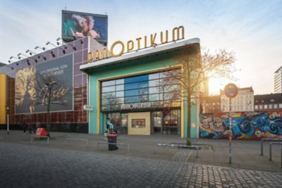 Devanture du musée de cire Panoptikum dans le quartier St. Pauli