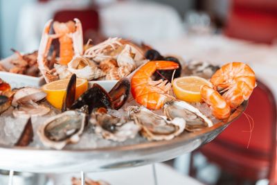 Plateau de fruits de mer frais