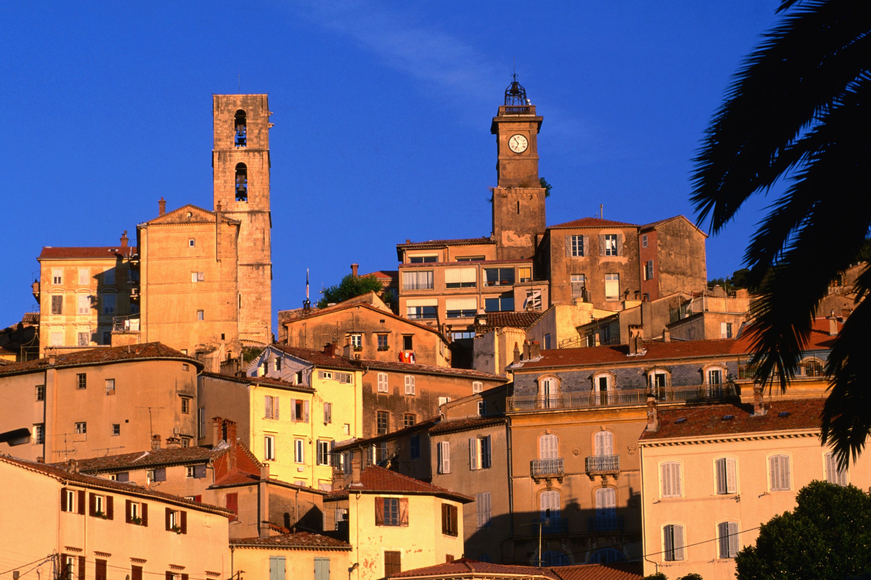 Sunrise over Grasse, French Perfume Capital, Alpes-Maritimes