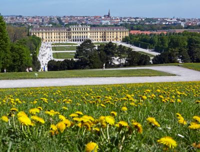Jardins à la française et château de Schönbrunn