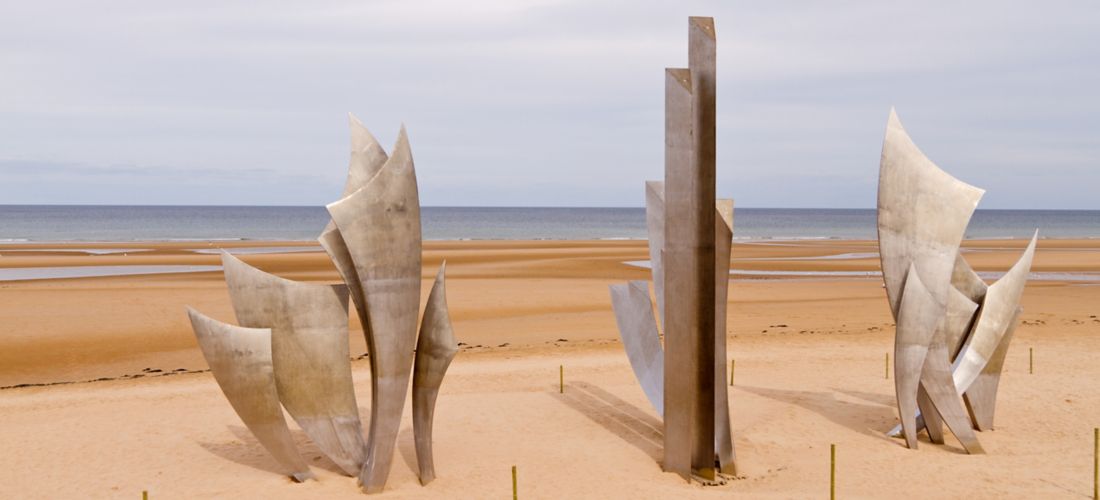 Omaha Beach D-Day Memorial, Normandy, France