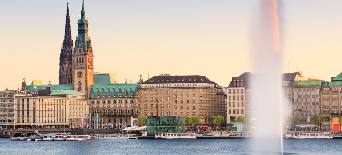 Germany-Hamburg-Alster-Lake