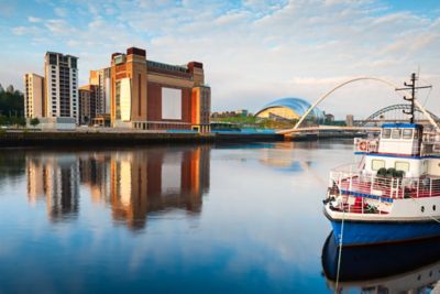 The red-brick BALTIC Centre for Contemporary Art on the River Tyne in Newcastle