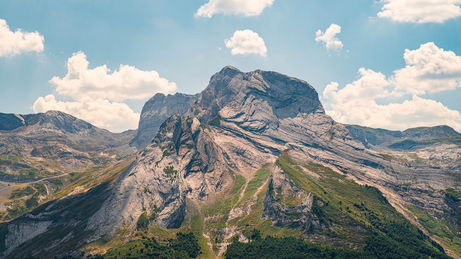 Majestic Pic de Ger in the French Pyrenees