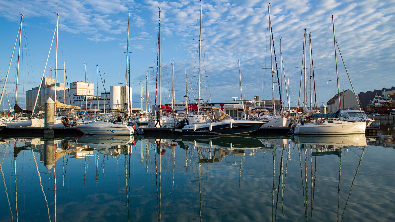 Sailboats at Dawn: Les Sables d'Olonne Marina, May 2021