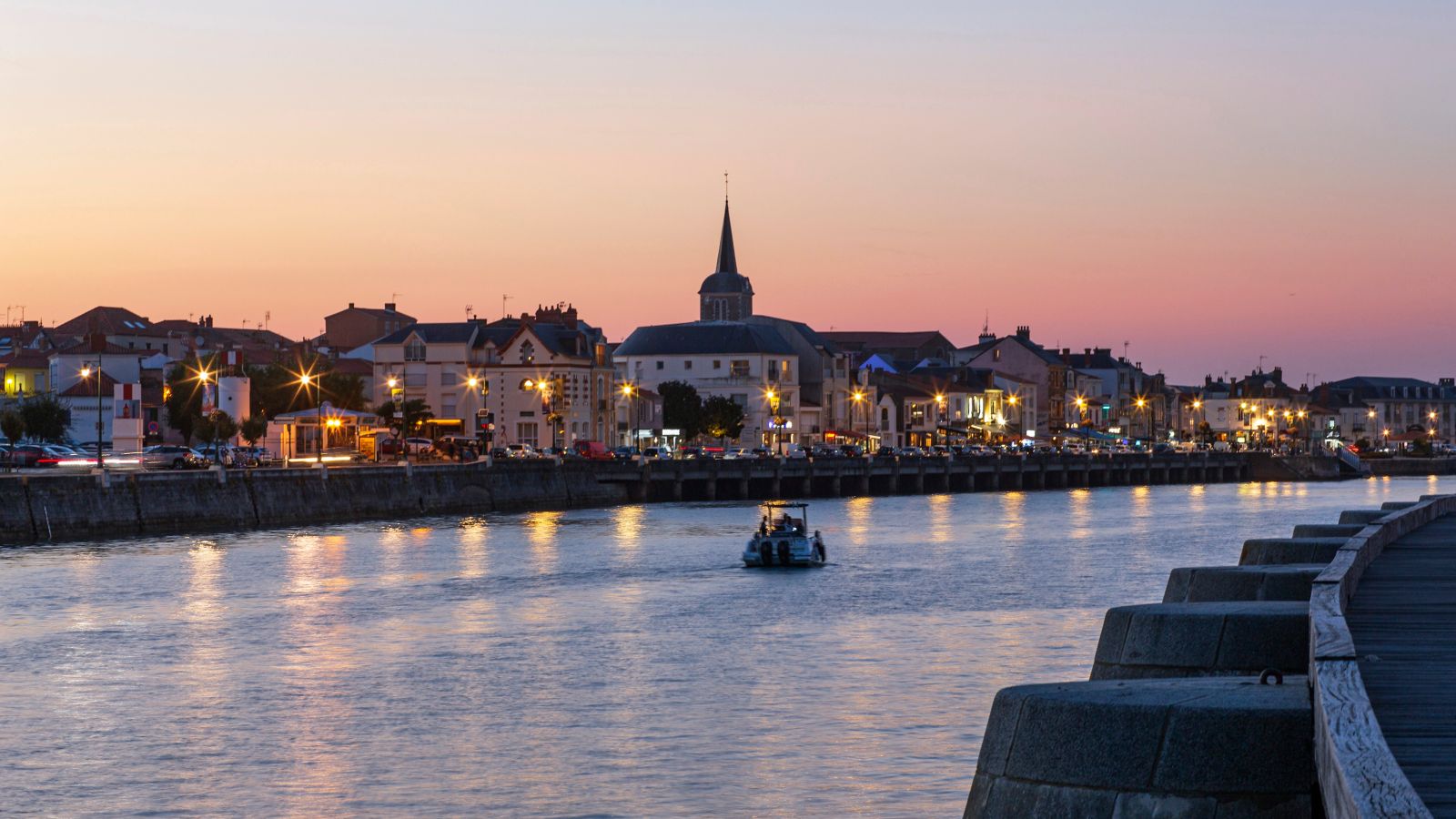 Evening Charm in Les Sables d'Olonne, France