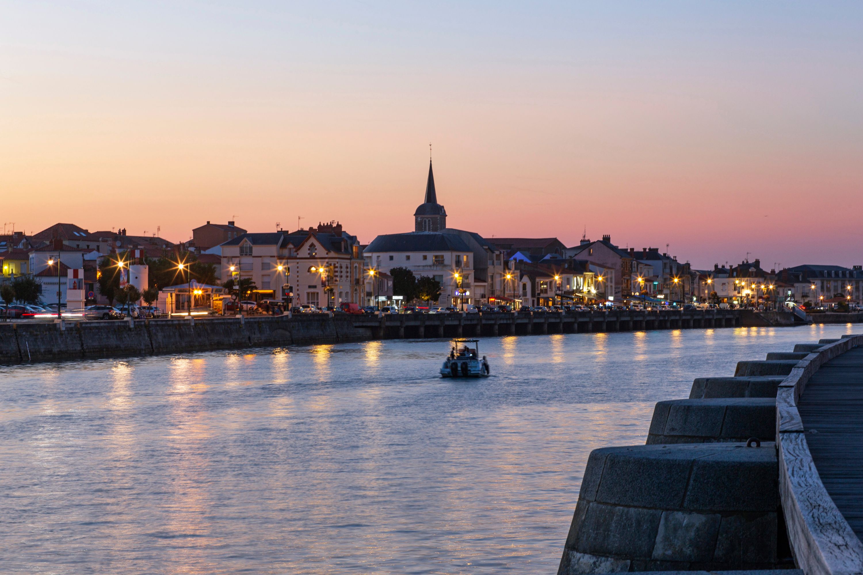 Evening Charm in Les Sables d'Olonne, France