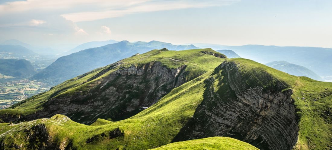 Panoramic View from the Reculet Summit, Jura Mountains